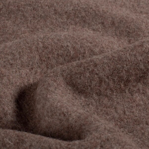 Wollwalk/walkloden taupe meliert