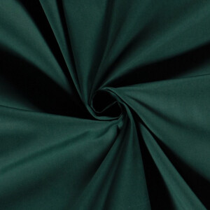 Baumwolle Popeline Uni dunkelgrün