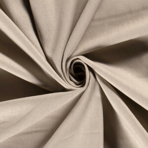 Viskose Leinen gewebt Uni beige