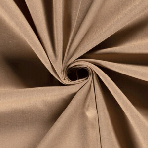 Viskose Leinen gewebt Uni beige