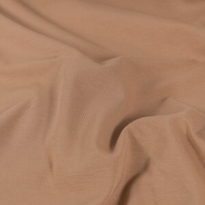 Baumwolljersey Uni camel