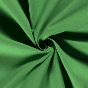 Baumwoll-Leinen Einfarbig Grün