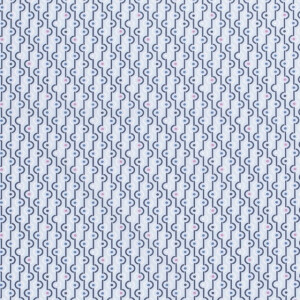 Baumwolle popeline abstrakte Streifen hellblau