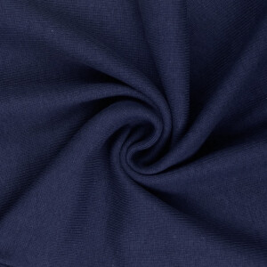 50x60cm Bündchenstoff gerippt 2x2 marine