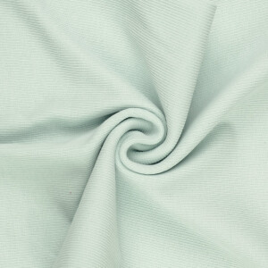 50x60cm Bündchenstoff gerippt 2x2 light mint
