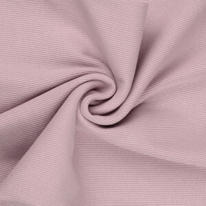 50x60cm Bündchenstoff gerippt 2x2 rosa