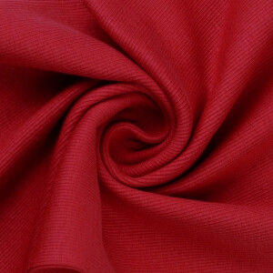 50x60cm Bündchenstoff gerippt 2x2 rot
