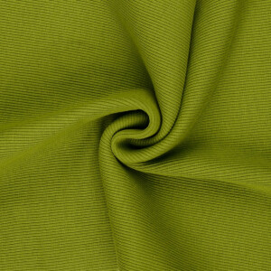 50x60cm Bündchenstoff gerippt 2x2 olivgrün