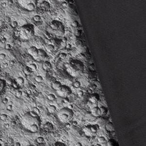 Softshell Digitaldruck Abstrakt Mond grau