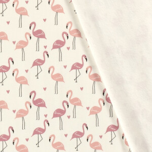 Alpenfleece Flamingos offwhite