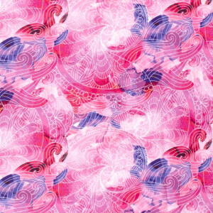 Sweat Digitaldruck Abstrakt rosa