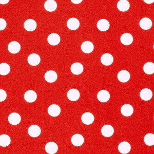 Burlington Polyester Punkte rot/weiß