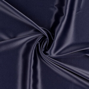 Brautkleider-Satin Uni marine