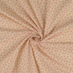 Seersucker vintage blumen rosa