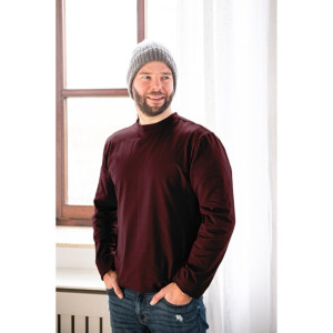 Viskose jersey vintage modal touch bordeaux