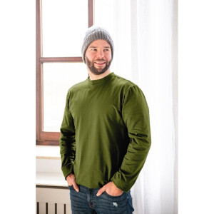 Viskose jersey vintage modal touch khaki green