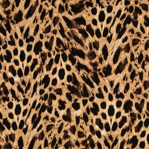Viskose Satin Tierfelle beige