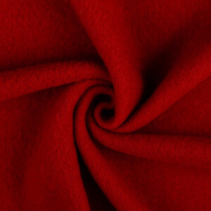 Wollfleece Uni rot
