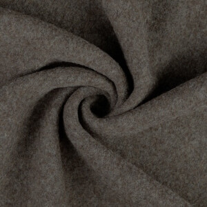 Wollfleece Uni braun