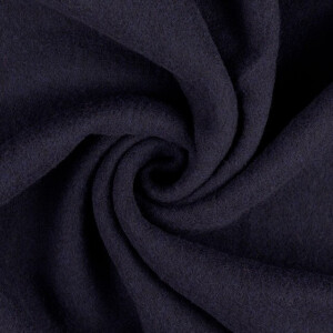 Wollfleece Uni marine