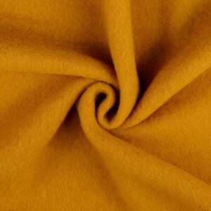 Wollfleece Uni senf