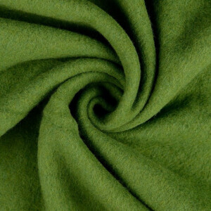 Wollfleece Uni grün