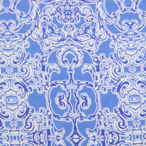 Baumwoll Voile Barock blau