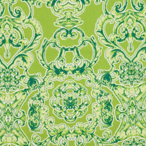 Baumwoll Voile Barock grün