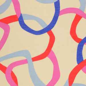 Viskose Nylon abstrakt multicolor