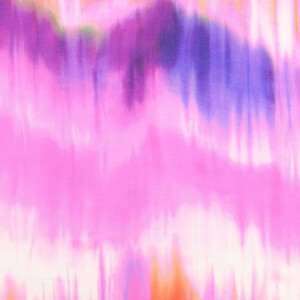 Viskose Satin Digitaldruck Batik rosa/orange