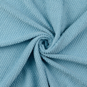 Frottee Jersey gestrickt türkis