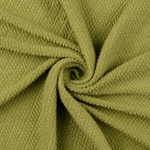 Frottee Jersey gestrickt grün