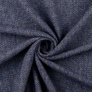 Mantel tweed melange geometrisch marine