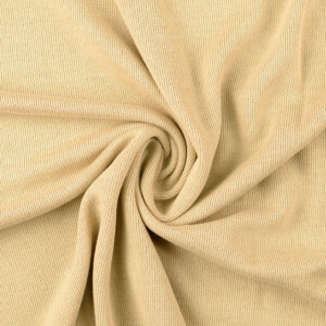 Strickjersey uni sand