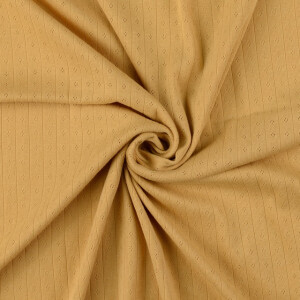 Strickjersey ajour garngefärbt sand