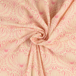 Seersucker ornamente rosa