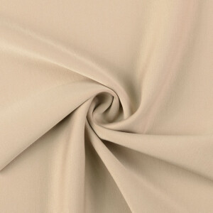 Scuba stoff garngefärbt uni sand