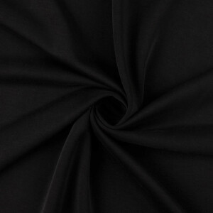 Scuba stoff garngefärbt uni schwarz