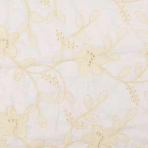 Voile stoff stickerei blumen weiß