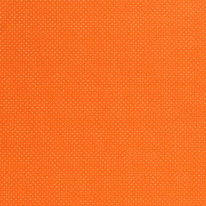 Baumwolle Popeline Bedruckt Punkte orange