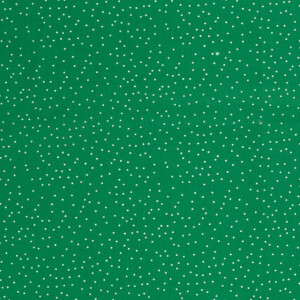 Baumwolle Popeline Bedruckt Punkte grün