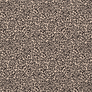 Baumwolljersey Leopardenmuster Beige