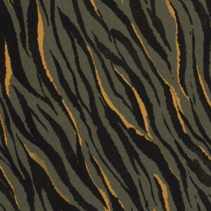 Viskosejersey Tiger khaki grün