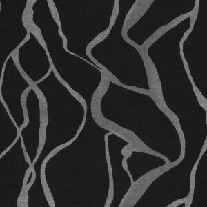 Jersey Stoff Discharge Abstrakt grau