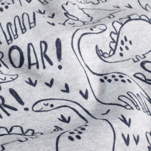 Sweat Digitaldruck Dinos hellgrau