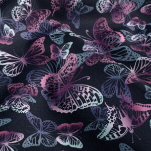Softshell Digitaldruck Schmetterlinge marine