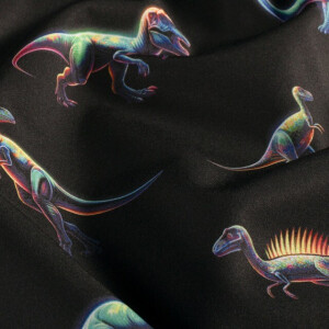 Softshell Digitaldruck Dinos schwarz