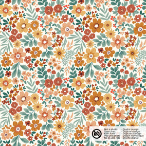 Aqua Protect Blumen offwhite