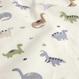 Baumwolljersey Dinos offwhite