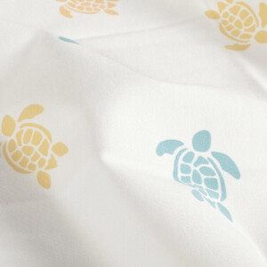 Baumwolljersey Schildkröte offwhite